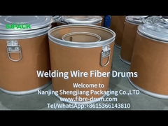 Welding wire fiber drum